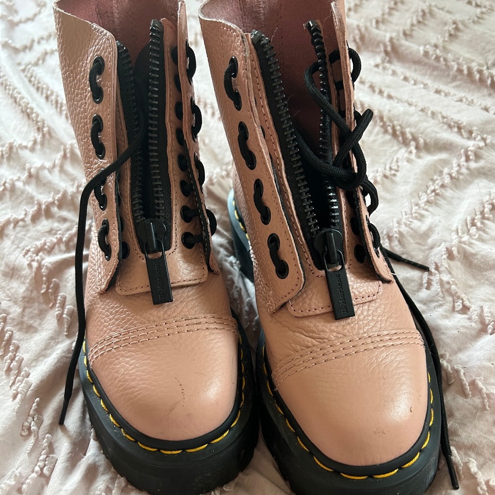 Pink doc martens